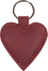 Hide & Drink, Heart-Shape Keychain, Key Organizer, Keyring Holder, Cute Accessories, Full Grain Leather, Handmade, Sangria...