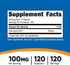 Nutricost CoQ10 100mg, 120 Vegetarian Capsules, 120 Servings - High Absorption, Vegetarian, Non-GMO, Coenzyme Q10...