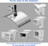 Pool Bonding Kits for Above Ground Pools, BWB680AG Mechanical Connectors Ensure in Direct Contact, Compatible with Most Skimmers...