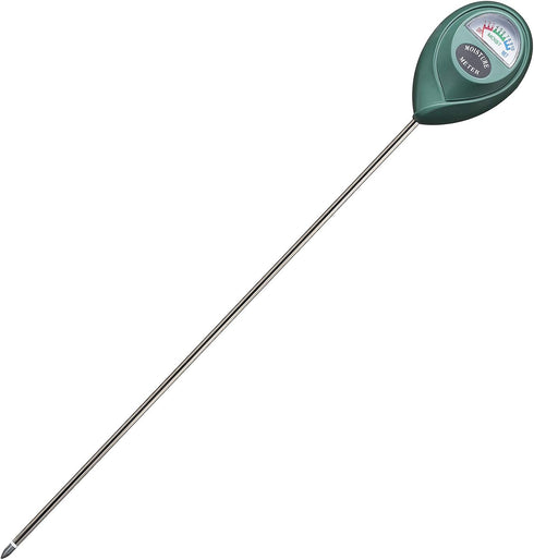 XLUX Long Probe Deep Use Soil Moisture Meter, Water Monitor Indicator Sensor, Hygrometer for Outdoor Indoor Large Pot Plants, Flower, Gardening, F...