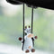 YGMONER Swinging Cow Car Interior Rearview Mirror Hanging Accessories (Cow)...