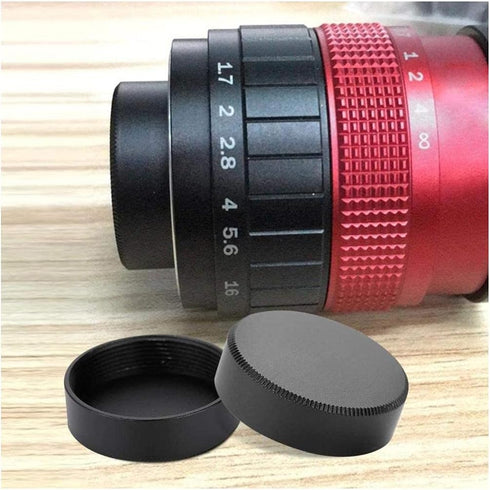 5pcs Alloy Rear Lens for C Mount Lenses, Rear Lens Cover 27mm(Black)...