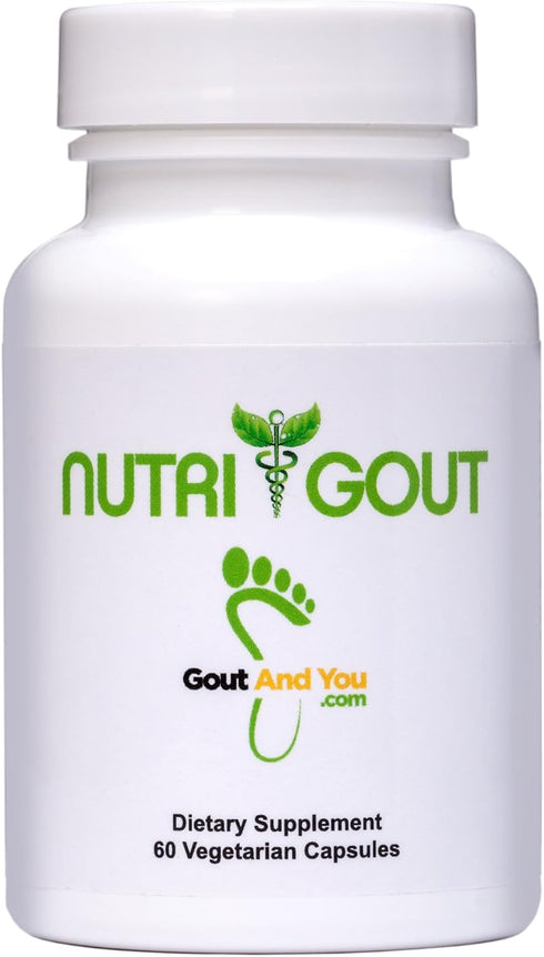 NutriGout Uric Acid Cleanse Supplement w/Turmeric, Celery Seed, Bromelain, Milk Thistle, Dandelion and Chanca Piedra, 60 Vegetarian Capsules of 50...