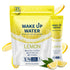 Wake Up Water - Energy + Hydration Sugar Free 15 Packet, Lemon Flavor - Energy Drink Powder, Electrolytes Powder Drink, Natural Caffeine Mix Packe...
