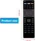 AULCMEET XRT122 Replace Remote Control Compatible with VIZIO Smart TV D32f-E1 D39f-E1 D43f-E1 D43f-E2 D48f-E0 D50f-E1 D55f-E0 D55f-E2 D40u-D1 D50u...