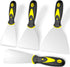 Putty Knife, 4Pcs Spackle Knife Set (2, 3, 4, 5 in), Stainless Steel Paint Scraper, Taping Knife Tool for Repairing Drywall, Removing Wallpaper, A...