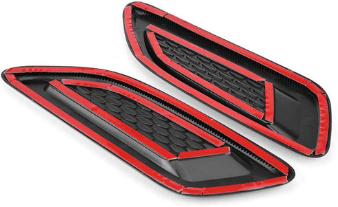 Air Vent Wing Trim,1 Pair Exterior Hood Air Vent Outlet Wing Trim Fit for Land Rover Range Rover Evoque 2012-2018 for Air Flow Intake, Cars and Tr...