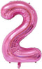 Tellpet Pink Number 2 Balloon, 40 Inch...