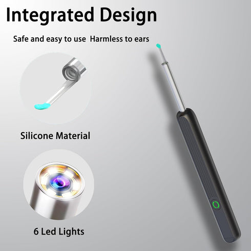 Ear Wax Removal with Camera - High-Definition Ear Health Monitor for iPhone, iPad & Android Phones...