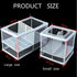 2 Pcs Aquarium Hatchery Net Fish Isolation Box,Nylon Mesh Fish Fry Hatchery Breeder Box Separation Net with Isolation Board...