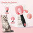 Slicker Brush, PETPAWJOY Dog Brush Gently Cleaning Pin Brush for Shedding Dog Hair Brush for Small Dogs Puppy Yorkie Poodle Rabbits Cats-Pink...