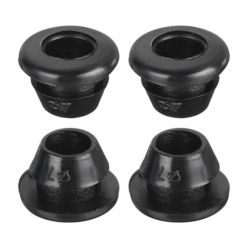 uxcell 10Pcs Rubber Grommets 8mm Mount Dia, for 5mm ID Rubber Hole Plugs Rubber Wiring Grommets for Firewall Cable Wire Protecting, Black...