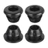 uxcell 10Pcs Rubber Grommets 8mm Mount Dia, for 5mm ID Rubber Hole Plugs Rubber Wiring Grommets for Firewall Cable Wire Protecting, Black...