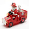Cosmos Santa on Firetruck Salt and Pepper Set, 5.6-Inch Long...
