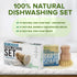 Natural Non-Toxic Dish Washing Block Soap - Dyes And Fragrance Free - Vegan Cruelty-Free Eco-Friendly And Zero Waste Dishwashing Handmade Solid Ba...
