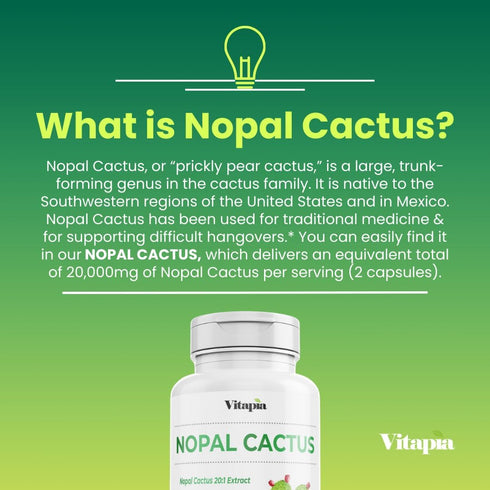 Nopal Cactus Extract 20,000mg for Antioxidant, Skin, Metabolism, Wellness, Heart Health Support - 120 Veggie Capsules - Non-GMO, Gluten-Free, Vega...