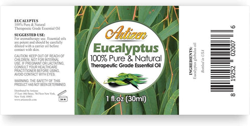 Artizen 30ml Oils - Eucalyptus Essential Oil - 1 Fluid Ounce...