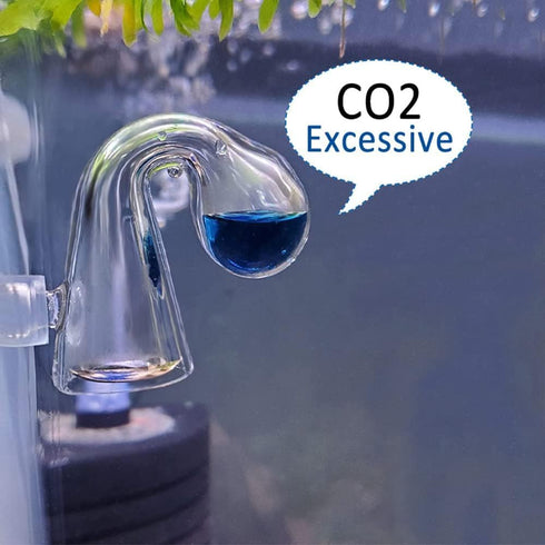 Glass Drop Checker Kit with 15ml Co2 Checker Solution Monitor of Planted Tank Co2 Levels for Aquarium Plant Fish Tank Test CO2 Kit...