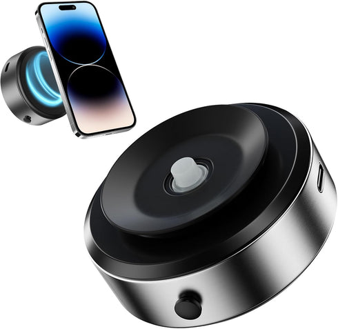 Electric Vacuum Magnetic Suction Car Phone Mount, Strong Suction for Car Kitchen Mirro Gym Bath Shower & All Smooth Surface, Portable&Easy to use,...
