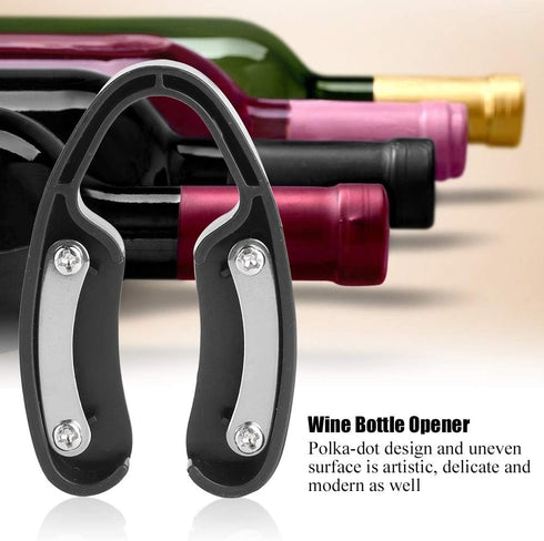 Foil Paper Cutter, Easy Wine Bottle Opener Blade Foil Paper Cutter for Wine Bottles Tin Wrapper Opener(black)...