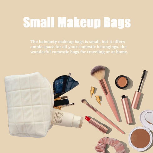 Make Up Bag Small Makeup Cosmetic Bags for Purse Women Y2k Checkered Travel Makeup Pouch...