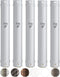 MEZUZAH CASE Holder (shidell) ??? ????? Plastic Semiround Silver shin Waterproof Rubber Cork lot of 5 (White, 15)...