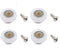 4 Sets Shower Door Rollers Runners Wheels Replacement Part Bathroom Glass Shower Sliding Door - 19mm x 5mm...