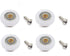 4 Sets Shower Door Rollers Runners Wheels Replacement Part Bathroom Glass Shower Sliding Door - 19mm x 5mm...