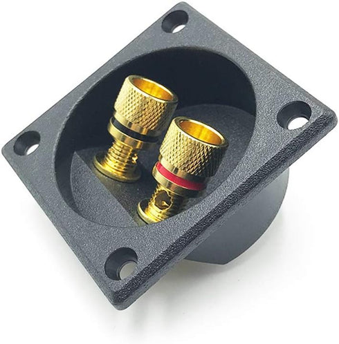 2 Way Speaker Box Terminal Binding Post Cup DIY Home Car Stereo Screw Cup Connectors Subwoofer Plugs...