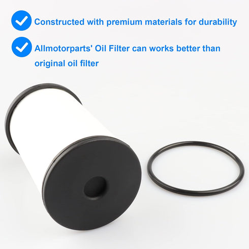 Oil Filter, Replace 044-0362, 02E305051C Compatible with VW Audi DSG Transmission - 2006-2018 A3, 2004-2018 TT Beetle, 2009-2017 CC Passat, 2007-2...
