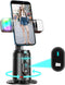Auto Face Tracking Tripod 360° Rotating Auto Tracking Phone Stand, No App, Gesture Control Smart Shooting Camera Mount with Selfie Light and Remot...