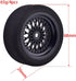 4Pcs 1/10 On-Road Foam Tires& 9003 Wheel Rims 12mm Hex for HSP HPI RC Racing Car Toy, Gold...