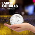 Housewares Solutions Froz Ice Ball Maker – Novelty Food-Grade Silicone Ice Mold Tray With 4 X 4.5cm Ball Capacity...