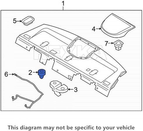Rexka 30pcs 8mm Hole Door Trim Panel Retainer Clip Fastener Compatible with Hyundai Kia 82315-38000...