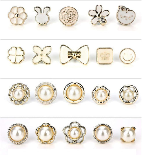 40 Style Cute Enamel Lapel Pin Set,Mini Brooch Pin Badges Cover Up Buttons for Women Shirts,Dresses,Cardigan Collar Safety Pins,Junk Charms Access...