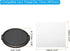 PATIKIL 72mm Lens Cap, 3 Pack Sides Pinch Snap Camera Lens Cover for Front Lens with Cloth, Suitable for 72mm Thread Universal DSLR Lenses for Nik...