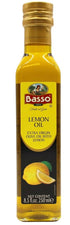 Lemon Oil, Infused Premium Extra Virgin Olive Oil, 8.5 Fl Oz (250 ml), Finishing, Cooking, Dipping, Dressing, and Tasting, BASSO 1904...