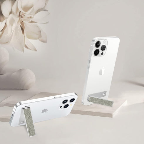 Phone Kickstand - Folding Invisible Portable Metal Cell Phone Stand for Desk - Compatible with iPhone 14/14 Plus/14 Pro/14 Pro Max, iPhone 13/12, ...
