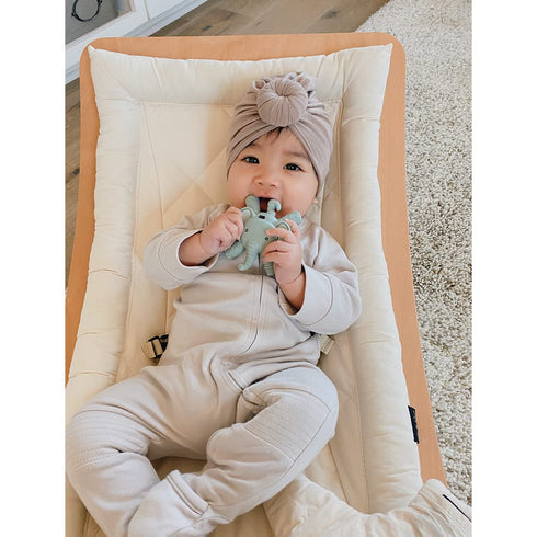Itzy Ritzy - Ritzy Teether for Molars - Massages Sore Gums & Reaches Back Molars - Silicone Baby Teething Toy with Multiple Textures & Flexible De...