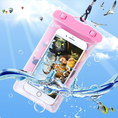 universal cell phone floating waterproof bumper dry bag random colours...