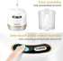La Reveuse Electric Mini Food Processor Small Chopper 200 Watts 2-Cup Prep Bowl for Mincing Chopping Grinding Blending Pureeing (White)...
