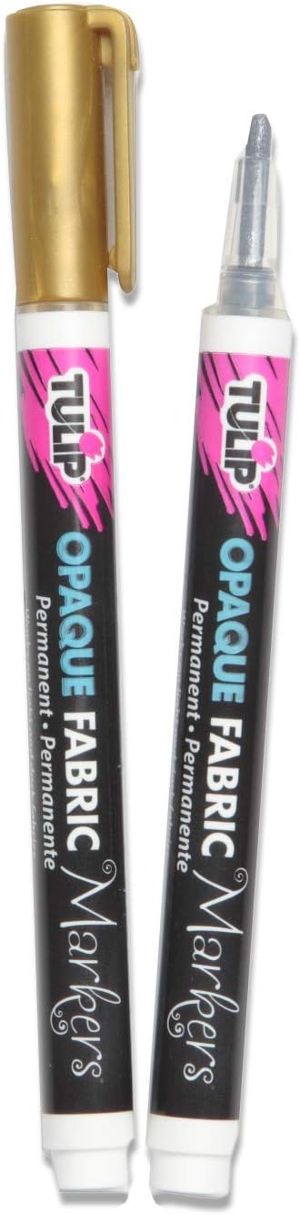 Tulip Fashion Markers 33613 Mrkt Multi Opaque 2Pk Metallic, As Detailed...