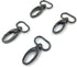 15 Pcs 20mm Inside Diameter Oval Ring Lobster Clasp Claw Swivel for Strap Push Gate Lobster Clasps Hooks Swivel Snap Fashion Clips (3/4 inch, Gunm...