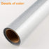 HTV Heat Transfer Vinyl for T-Shirts by KISSWILL - 10 Inches by 6 Feet Glitter Iron on Vinyl Rolls (Silver)...