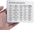 Measurement Conversion Chart with Strong Magnet Backing, KSENDALO Stainless Measurement Conversions For Cups, Tablespoons, Teaspoons, Fluid Oz and...