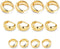 KISS WIFE 6 Pairs Small Hoop Earrings for Women, 14K Gold Plated Simple Dainty Huggie Hoop Earrings Set Lightweight Hypoallergenic Trendy Jewelry ...