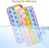 Pop It Phone Case for iPhone 7/6 Plus,Stress Reliever Push Pop Bubble Fidget Toys Cover,Cute Funny Soft Silicone Protective Shell for iPhone 8 Plu...