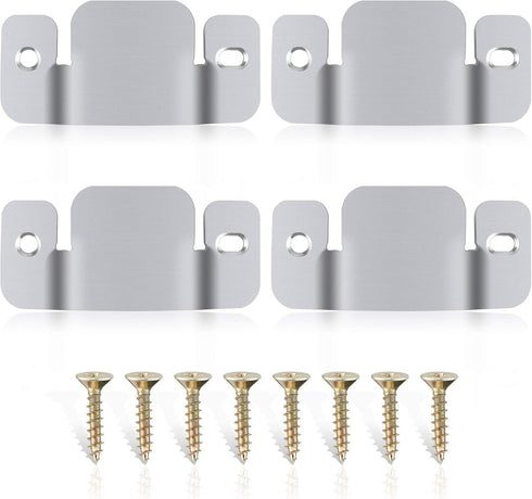 Sectional Sofa Connector Bracket, Sectional Couch Connectors Bands for Sectionals,Furniture Connectors with Screws,4 Pieces...