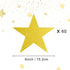 60 Pcs Glitter Star Cutouts Paper Double Printed Paper Star Decorations, 6 Inch Stars Decoration for Wedding Party Bulletin Board Classroom Decora...