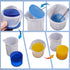 Moukiween 10pcs Silicone Measuring Cups for Resin,100ml Mixing Cups for Resin DIY Craft Jewelry Making Paint Pouring Cup, Non-Stick Clearer Precis...